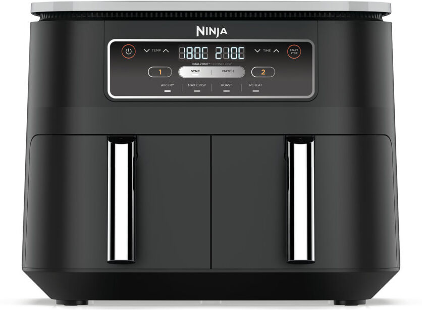 Ninja 7.6L Dual Air Fryer Air Fryer Black 7.6L