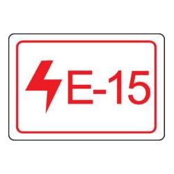 Brady Etiketten für Energiequellen, elektrischer Bereich (ENERGY TAG-E-15-19X13MM-SA/100)