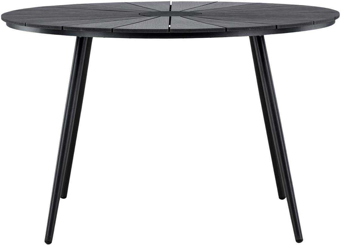 San Vito tuintafel zwart Ø 120 cm