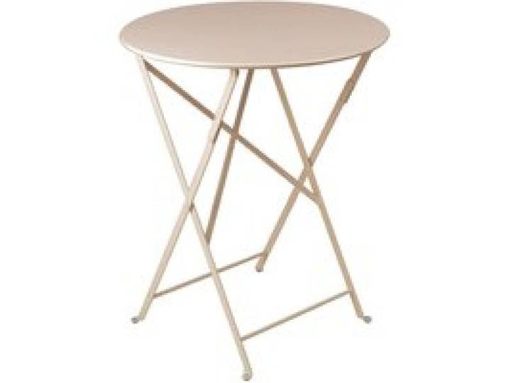 Table Ronde Pliante Ø60 cm Bistro en Acier