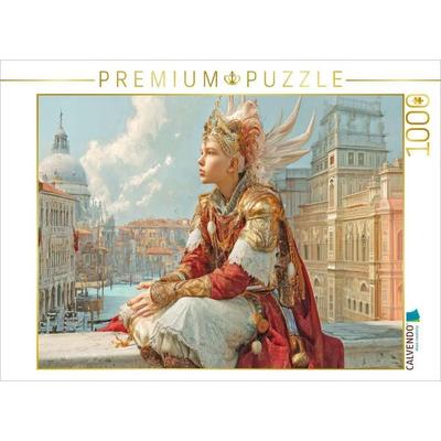 CALVENDO Puzzle Venedig in bunten Werken | 1000 Teile Lege-Größe 64x48cm Foto-Puzzle für glückliche Stunden