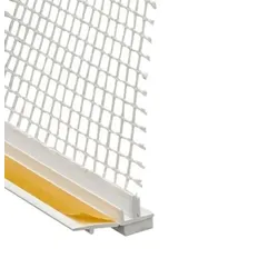 Anputzleiste PVC mit Gewebe 6 mm, 1,40 m lang - 1 Paket zu 30 Stück