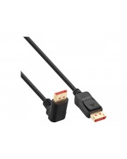 InLine DisplayPort 1.4 Kabel 8K4K nach unten gewinkelt schwarz/gold 5m Digital/Display/Video Video/Analog 5 m (17155U)