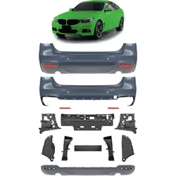 Heckstoßstange Sport mit Diffusor passend für BMW 3er GT (F34) 2013-2020
