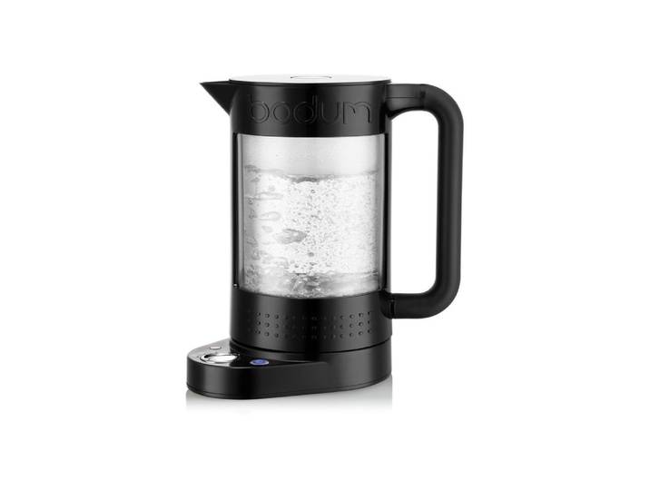 Bouilloire Électrique Bodum Bistro 1\,1 L Double Paroi Verre 5 Positions Température 1500 W Noir