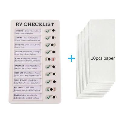 Reusable Kids Chore Chart Daily Planner Responsibility Checklist Board rv Checklist Set