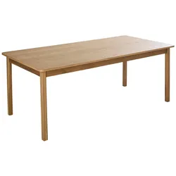 Oviala Business Rechteckiger Esstisch aus MDF mit Eichenfurnier 200 cm - Oviala