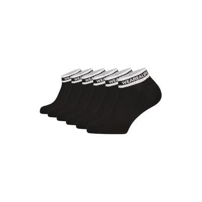 Socken ALIFE & KICKIN, Herren, Gr. 39-42, Normalgrößen, schwarz, 75% Baumwolle, 20% Polyester, 3% Polyamid, 2% Elasthan, Socken Socken, kurze sportliche Socken mit Steifen, aus Baumwolle mit weichem Bund