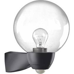 ESYLUX AL P Monza 130 sw EL10026119 Wandleuchte mit Bewegungsmelder E27 Glühlampe Schwarz