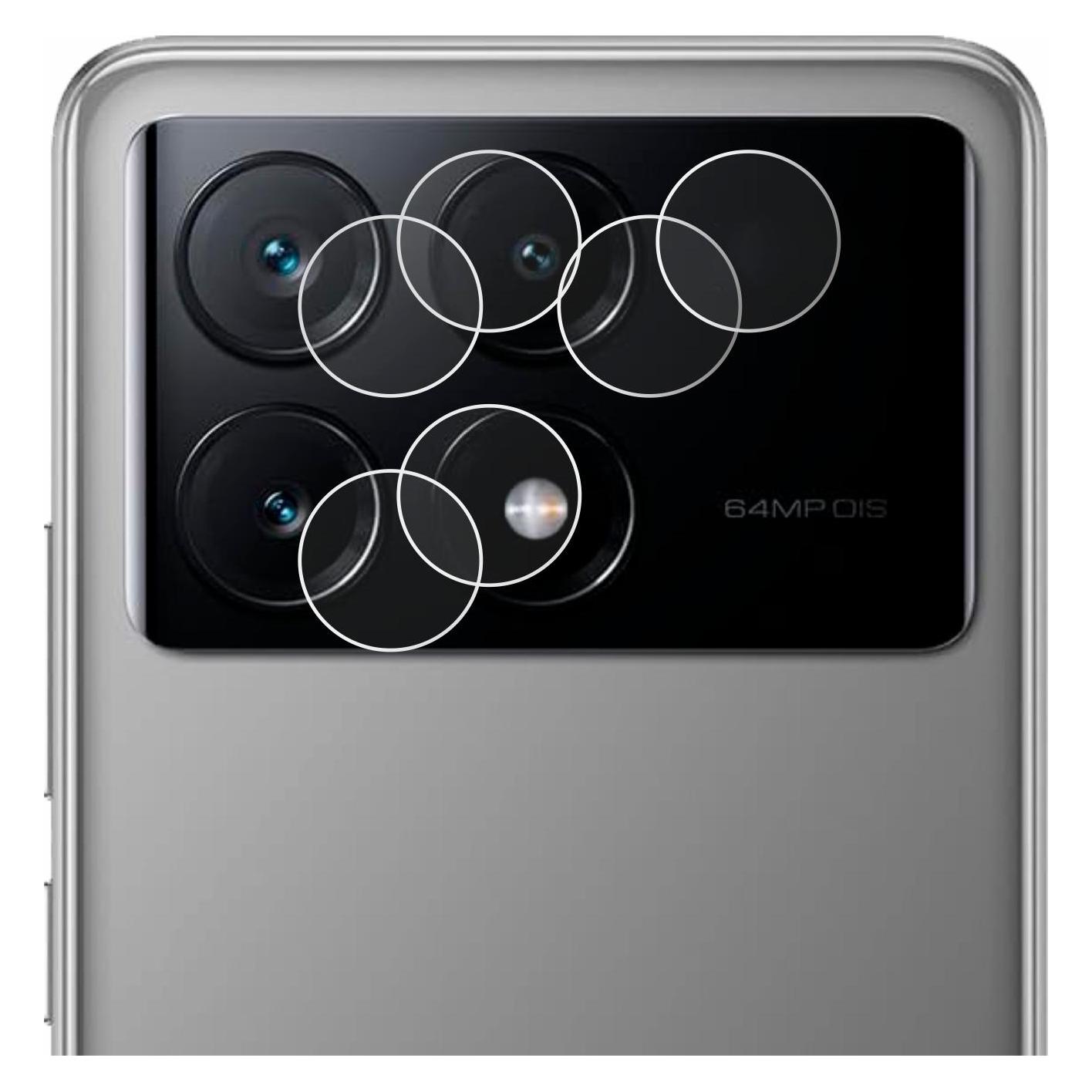 ScreenLeaf Schutzfolie für Xiaomi Poco X6 Pro (NUR Kameraschutz) Displayschutz Display Schutz Folie Klar (Xiaomi Poco X6 Pro) (6153707)