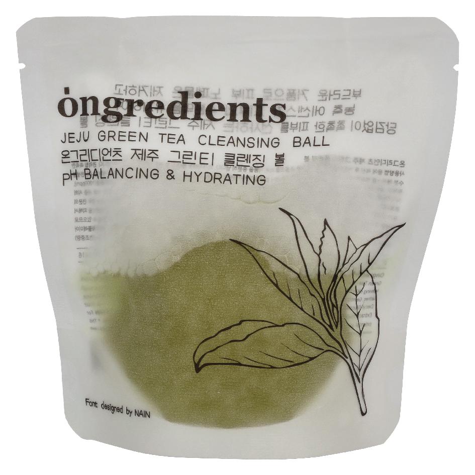 Ongredients Jeju Green Tea Cleansing Ball - 110g (110 g) (8809239804722)