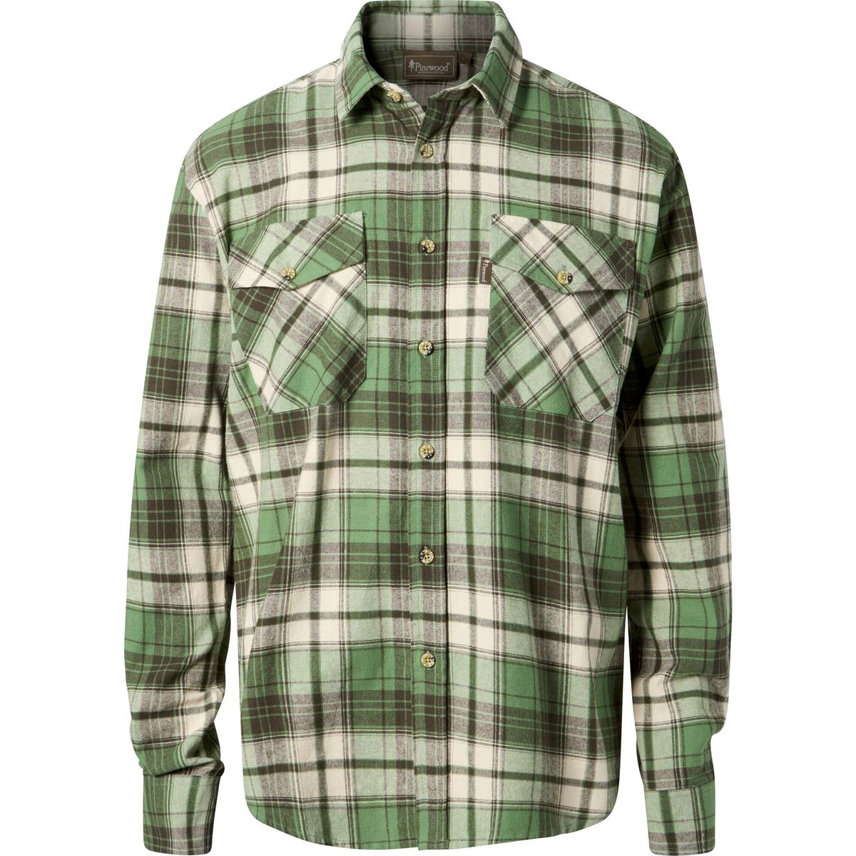 Pinewood Härjedalen Shirt sage green/mossgreen (782) M 1-90260782006