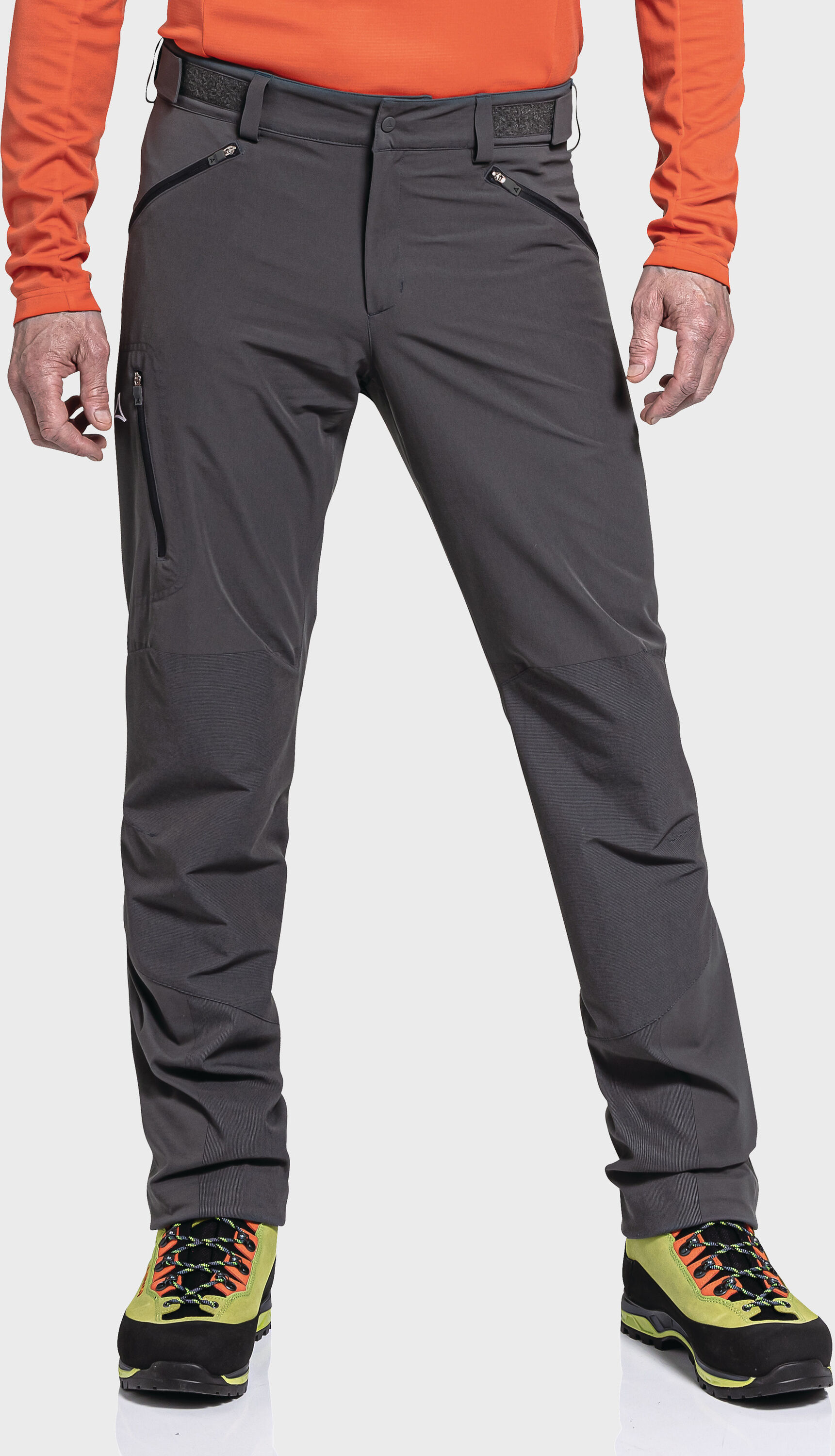 Outdoorhose SCHÖFFEL "Pants Cabaray M", Herren, Gr. 48, Normalgrößen, grau (9830, grau), Oberstoff : 94% Nylon 6% Elasthan Oberstoff Einsatz: 94% Nylon 6% Elasthan, Hosen Outdoorhose