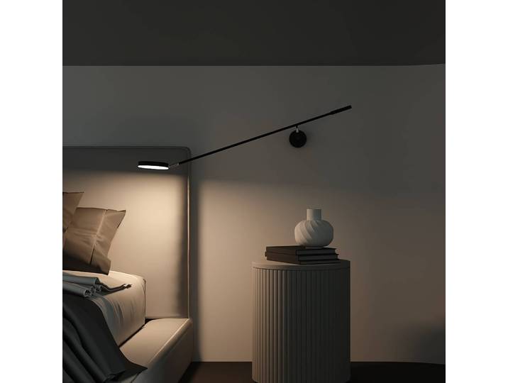 LED-Wandleuchte Fad 12 x 11 x 100cm Schwarz Mischmetall LED LED-Platine
