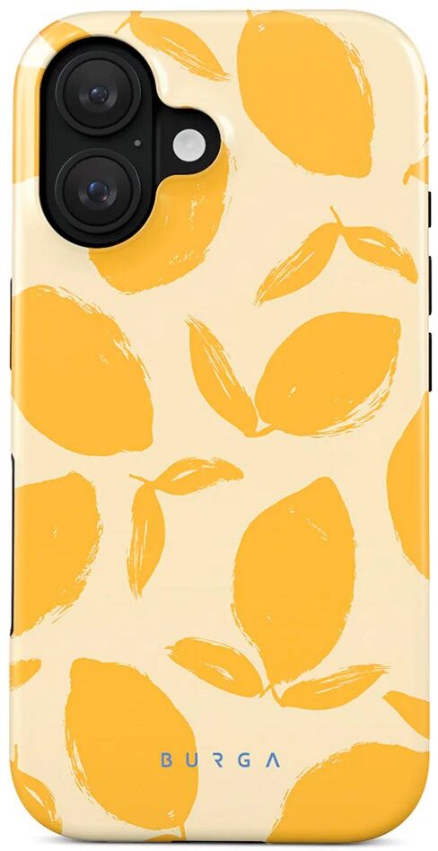 Burga iPhone 16 Tough Fashion Cover - Lemon Tart