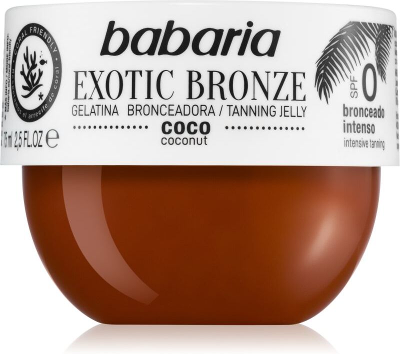 Babaria Tanning Jelly Exotic Bronze Körpergel für intensive Bräunung 75 ml