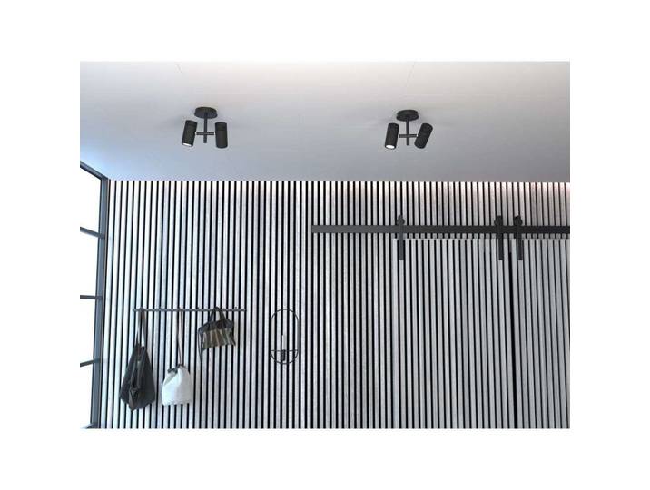 Holder 2 Plafonnier Black - Herstal - Salon / séjour - Métal