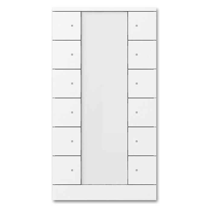 Busch-Jaeger BJ 6330/60 Bedienelement 12f studioweiss (2CKA006330A0015)