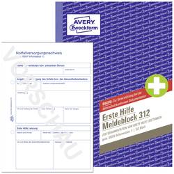 Avery-Zweckform Erste Hilfe Meldeblock DIN A5 Blau 312