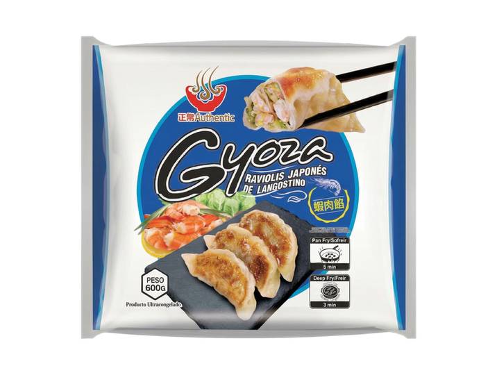 Authentic Mengfu Gyozas aux crevettes 600 g