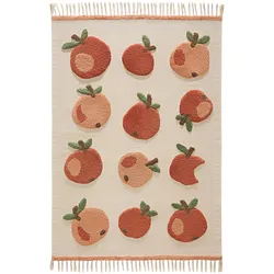 Lytte Kinderteppich Alma Beige/Rot 120x170 cm - Teppich für Kinderzimmer