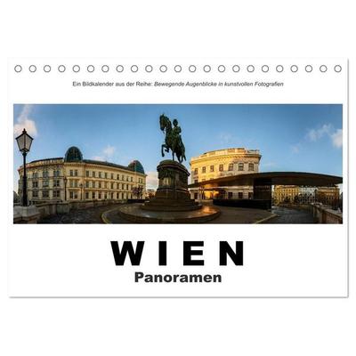 Wien Panoramen (Tischkalender 2027 DIN A5 quer), CALVENDO Monatskalender