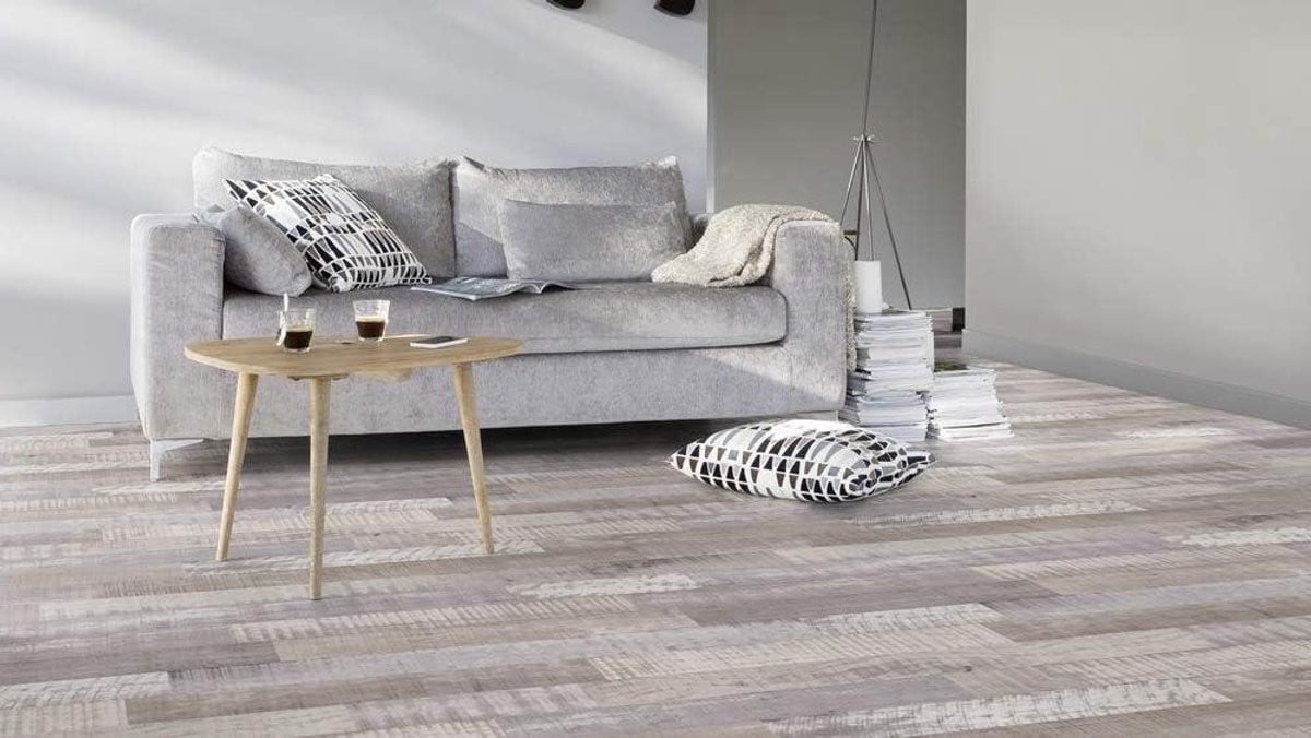 Santafe Pearl PVC Vloerbedekking - Vinyl Rol - Antislip en Vochtbestendig - 2 x 5 m