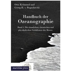 Die räumlichen, chemischen und physikalischen Verhältnisse des Meeres, Fachbücher von Otto Krümmel, Georg Heinrich von Boguslawski