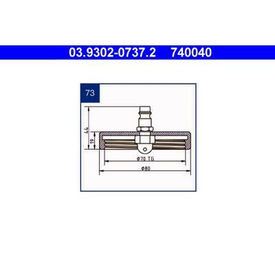 ATE Entlüfterstutzen 03930207372