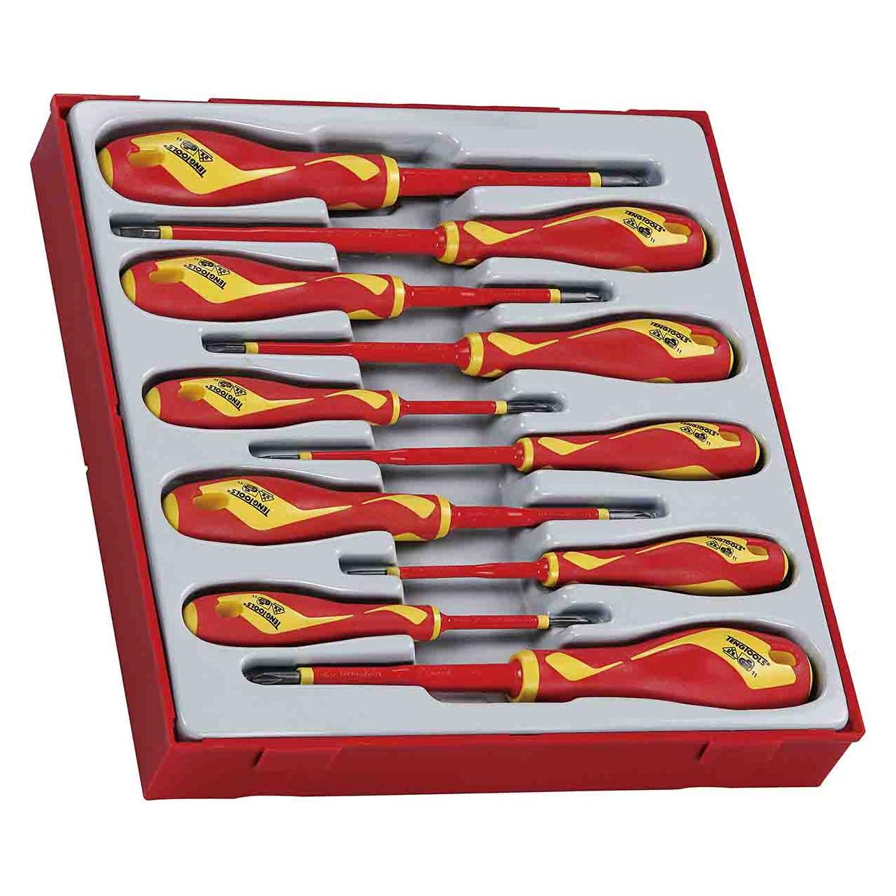 Teng Tools Elektrisch Schraubendreher Satz, 10-teilig, ESD geschützt (TTDV910N)