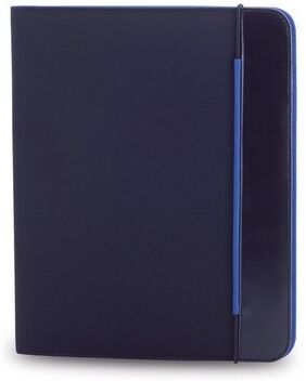 Porte-documents personnalisé Mokai polyester microfibre bleu