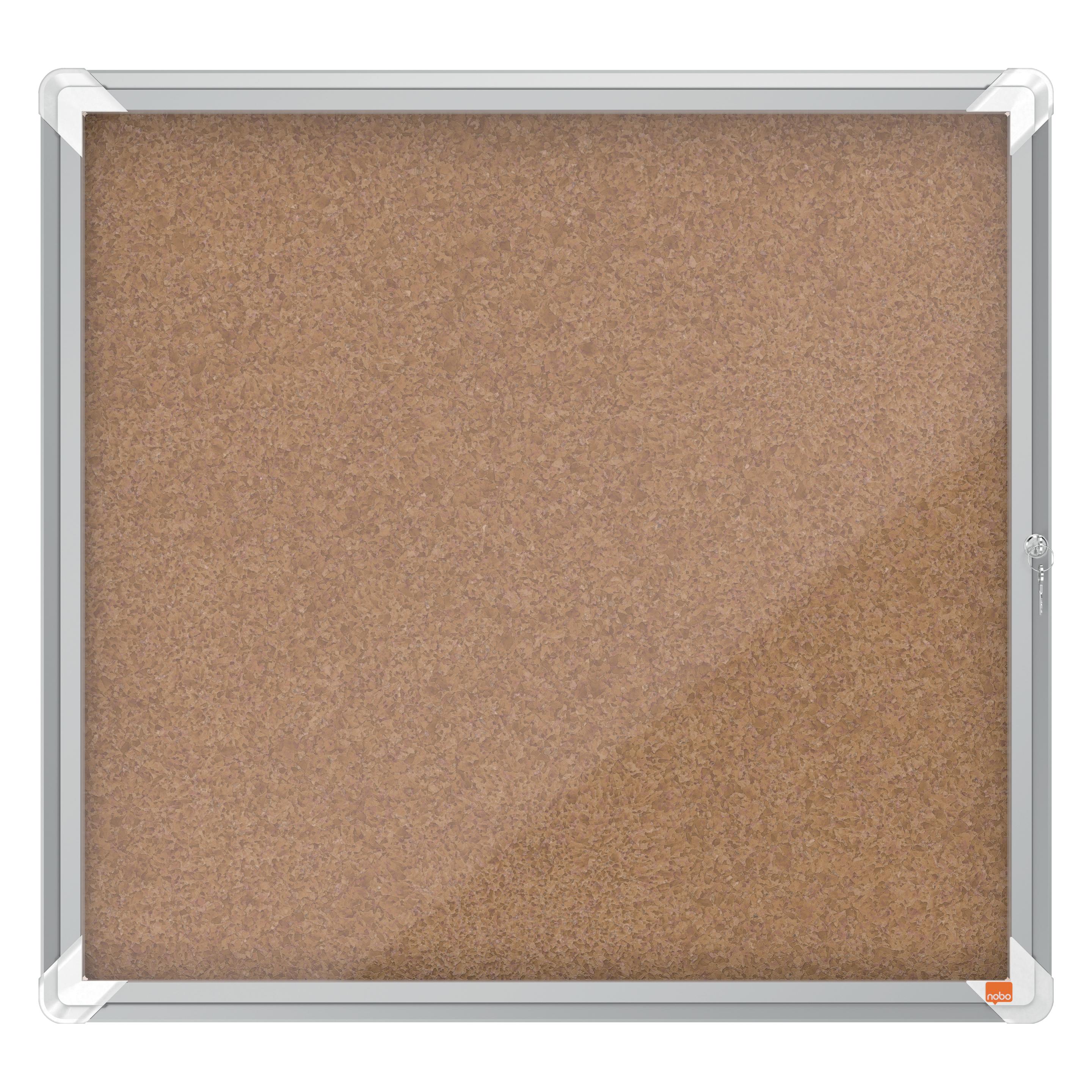 Nobo Schaukasten Premium Plus Innenbereich Kork (Pinnwand, 69.20 x 75.20 cm) (1902562)