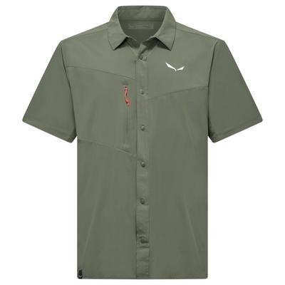 Salewa - Puez S/S Shirt - Hemd Gr 46 oliv