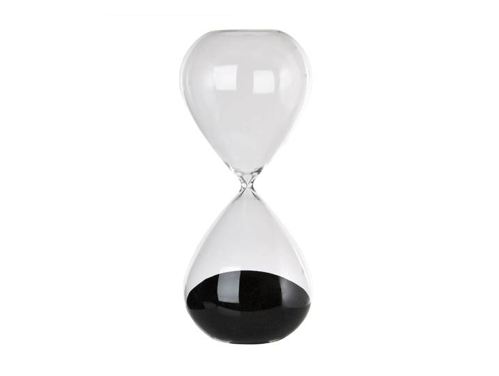 POLSPOTTEN Sablier Ball L 38 cm Noir