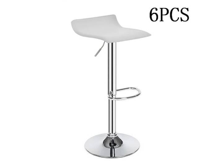 Lot de 6 tabourets de bar - Blanc