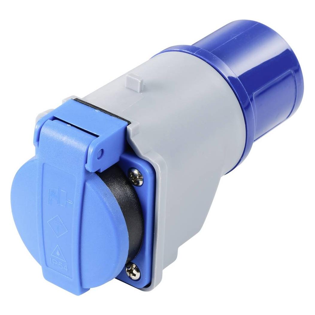 Sygonix SY-5491844 CEE-CARA Adapter 16 A 3polig 230 V/AC 1 St. (CEE 16/3, CEE 7/4) (SY-5491844)