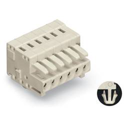 WAGO Buchsengehäuse-Kabel 734 Polzahl Gesamt 6 Rastermaß: 3.50 mm 734-106/008-000 100 St.