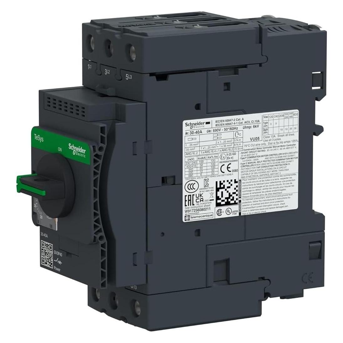 Schneider Electric Motorschutzschalter 30-40A (GV3P40)