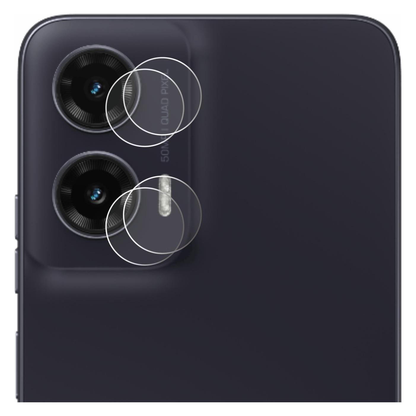ScreenLeaf Schutzfolie für Motorola Moto G35 (NUR Kameraschutz) Displayschutz Display Schutz Folie Klar (Motorola Moto G35) (6157640)