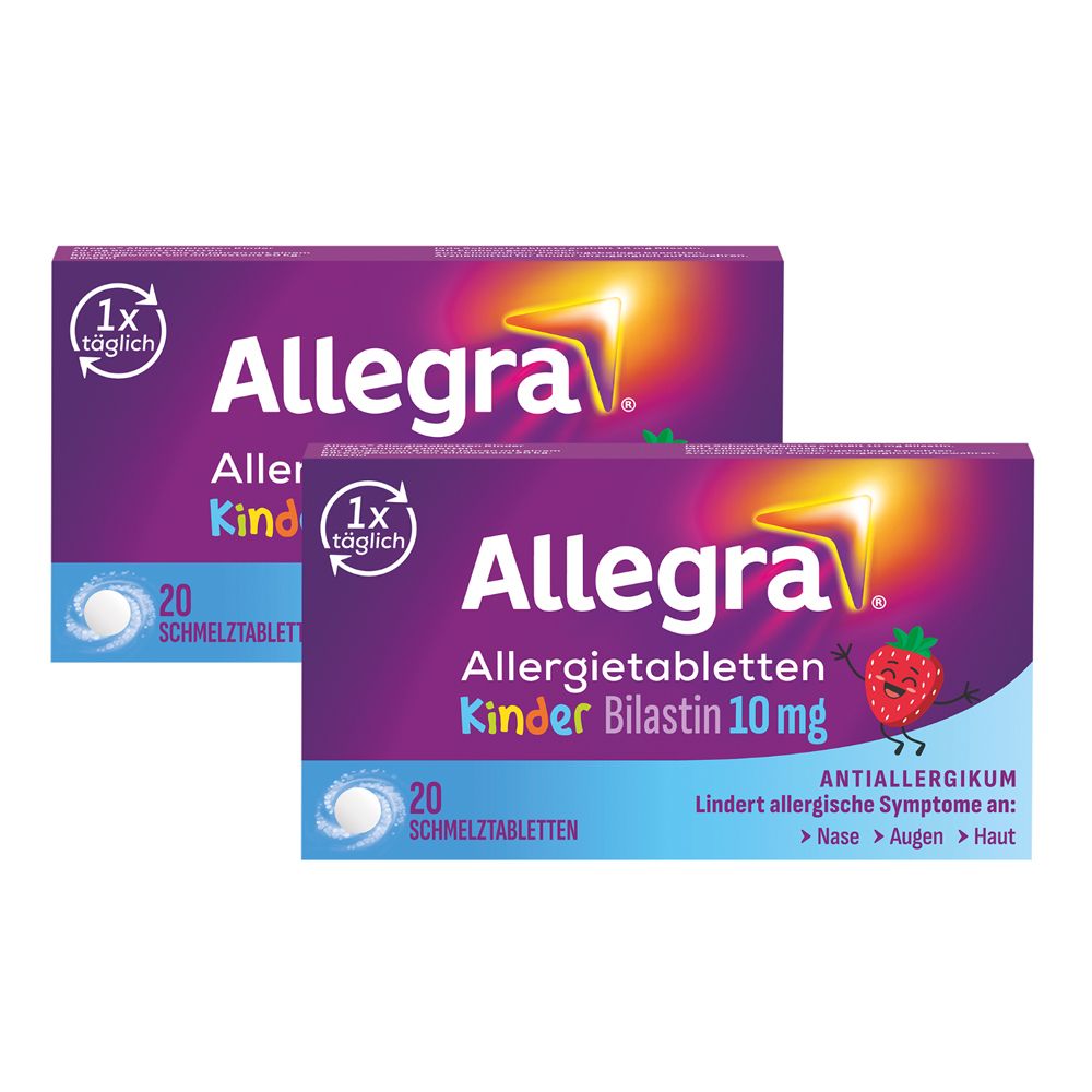 Allegra Allerg Kinder 10Mg Doppelpack 2x20 St Schmelztabletten