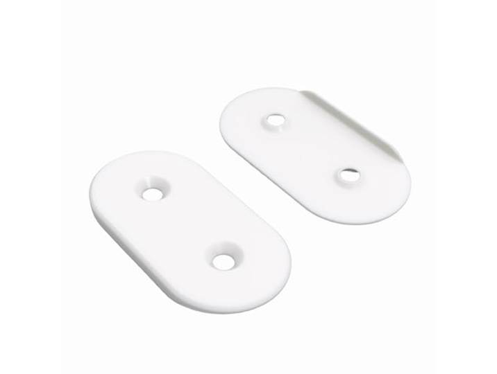 Sintrix Fab Lot de 2 connecteurs compatibles avec les étagères Kallax IKEA. Élément de connexion pour étagères Kallax 2 ou 4 étagères. Connexion stable - Design de qualité supérieure (Blanc)