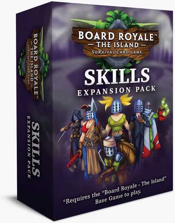 Board Royale Skills Expansion Pack Board Game by Arvis Games, Ages 8+, Card Game Expansion for 1-4 Players