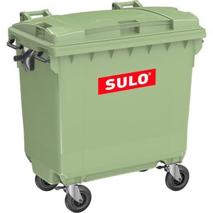 Sulo Müllcontainer Citybac 770 FD, grün, mit Flachdeckel, 770 Liter