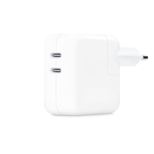 Apple Lichtnetadapter van 35 W met twee USB-C-poorten, Wit