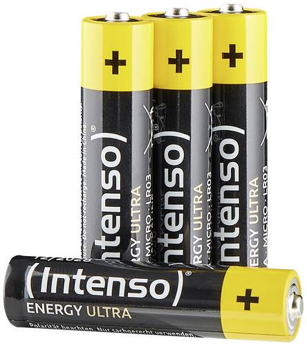 Intenso 7501414 Micro (AAA)-Batterie Alkali-Mangan 1250 mAh 1.5V 4St.