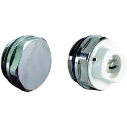 Purmo Delta Stopfenset AZ13DZ881012000 aus Blind- und weißen Entlüftungsstopfen 1/2"