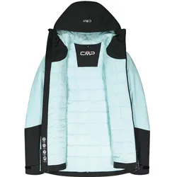 CMP Campagnolo, Damen, Skijacke, Damen Skijacke mit fester Kapuze (XS), Türkis