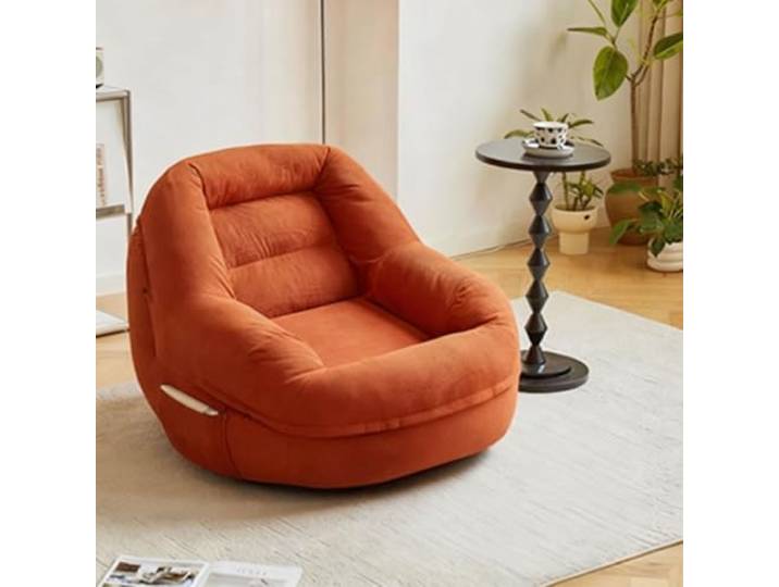 Vakuum-Kompressionssofa Lazy Floor Sofa Lesesessel Bequem Einzelsofa Tatami-Liegesessel Geschlafen Werden Kann für Wohnzimmer Schlafzimmer Büro Ecksitzsäcke Meditationsstuhl A,74*82*62CM