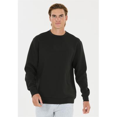Sweatshirt VIRTUS "Taro V2", Herren, Gr. XXL, schwarz, 78% Polyester, 17% Viskose, 5% Elasthan, unifarben, normal, Rundhals, Sweatshirts Sweatshirt, mit großer Bewegungsfreiheit
