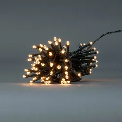 Nedis Weihnachtsbeleuchtung - Schnur - 96 LED's - Warmweiss - 7.20 m - Lichteffekte: 7 - Innen- und Aussenbereich - Batteriebetrieben